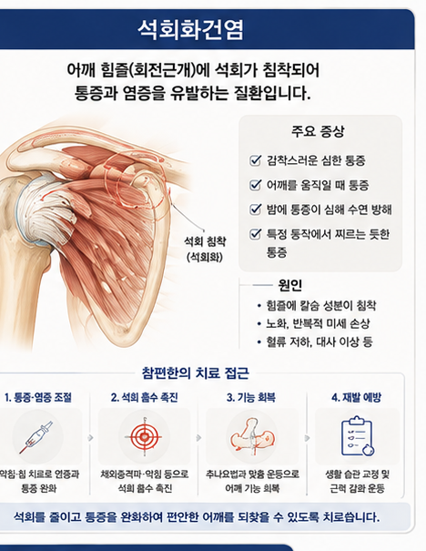 석회화건염 설명 이미지